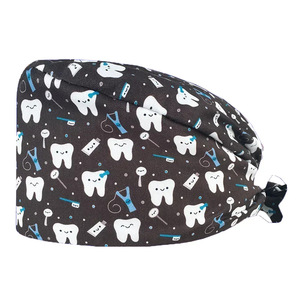 Bonnets de travail dentaires en forme de gourde, unisexes, réglables, mignons, multicolores, légers, pour salon de beauté - Product Image 4