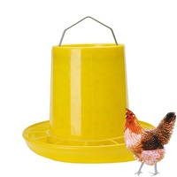 Vente en gros de mangeoires automatiques pour poulets de 4 kg, barils à nourriture en plastique pour élevages avicoles, seaux à nourriture pour poulets