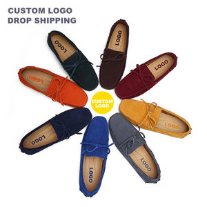 Fabricants de chaussures <span class=keywords><strong>bateau</strong></span> personnalisées avec logo, légères, respirantes, à enfiler, en daim premium, mocassins décontractés pour hommes - Product Image 2