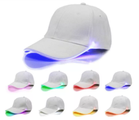 Cappellino da Baseball LED Regolabile all'Ingrosso, Traspirante, Impermeabile, con Chiusura a Fibbia Metallica, 100% Poliestere, Stile Americano Sublimato