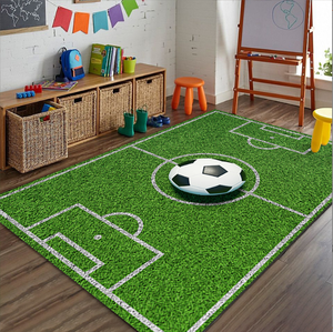 XinLan tapis de joueur antidérapant tapis de zone de jeu pour enfants tapis de jeu 3D pour garçon <span class=keywords><strong>chambre</strong></span> salon - Product Image 2