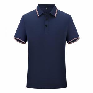 Leichtes Atmungsaktives Polyester-Poloshirt mit Buntem Streifendesign und Kragen, in 8 Farben Erhältlich für Männer und Frauen - Product Image 2