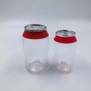 Bouteilles en plastique PET transparentes personnalisées de 90 ml et 135 ml avec revêtement en aluminium pour jus d'<span class=keywords><strong>orange</strong></span>, avec pot en plastique personnalisé - Product Image 5