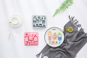 Musical instruments Nonstick Silicone Cake Molds Food-Grade Reusable Cute Silicone Magnetic <b>Chocolate</b>, Candy & Ice DIY Mold - Product Image 4