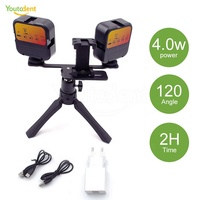 Kit d'éclairage LED pour appareil photo de smartphone, lampe de remplissage photo dentaire Bluetooth haute luminosité, outil de traitement en gros
