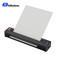Printer Transfer Tato Termal MHT-P19 A4 Portabel Nirkabel Bertenaga Baterai Kecepatan Tinggi 203dpi Tersedia