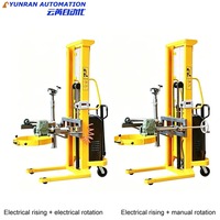 Chariot électrique de levage et de rotation de fûts 1 kW 110 V, manutacteur de fûts alimenté par pompe