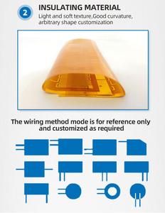 12V 5W kapton nóng với chất kết dính polyimide phim nóng dải - Product Image 5