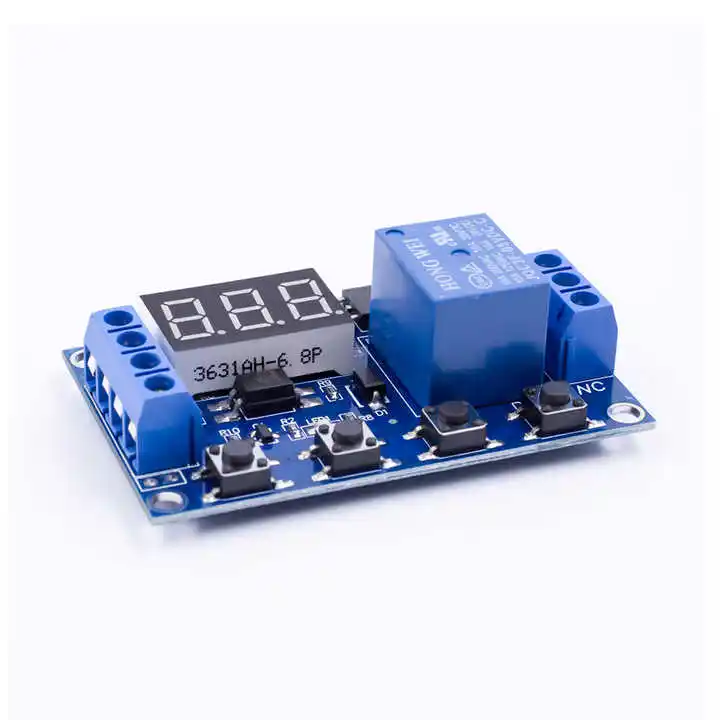 1-kanaals Relaismodule Vertragen Trigger Vertragingscyclus Timingcircuitschakelaar