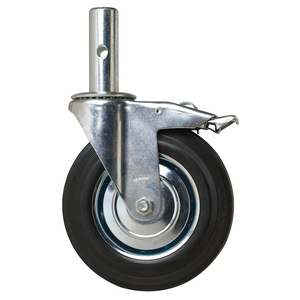 Roue de chantier industrielle (mâle) 200 mm. - Product Image 2