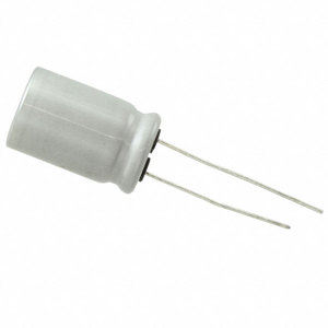 UFG2AR47MDM1TD Componentes Electrónicos Originales, Condensadores Electrolíticos de Aluminio 0.47uF ±20% 100V, Montaje a través de Orificio - Product Image 1