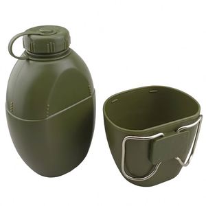 Échantillon gratuit : Kit de cantine tactique d'extérieur, ensemble de 4 pièces en aluminium avec tasse, réchaud à bois et sac de transport pour camping et randonnée, avec poignée de transport - Product Image 4