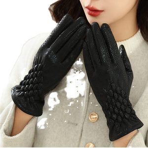 Guantes de Invierno para Mujer, Casuales, de Moda, Acrílicos/Algodón, Resistentes al Viento, con Pantalla Táctil, Dedos Separados, para Mantener el Calor - Product Image 1