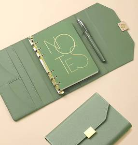 Cuaderno de cuero A5 del fabricante con Bolígrafo De Metal, cuaderno de negocios de oficina, artículo de regalo con logotipo personalizado - Product Image 2