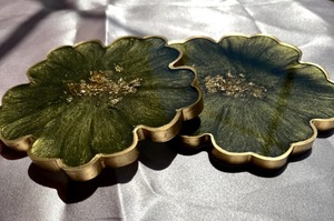 Most Selling Resin <b>Coaster</b> Set Handmade <b>Drink</b> <b>Coasters</b> With Holder For Home Kitchen Office Available For Sale - Product Image 2
