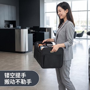 Car Trunk <b>Storage</b> <b>Box</b> 20L-30L Oxford Cloth Multi Compartment Foldable For Car <b>Camping</b> Organizers - Product Image 3