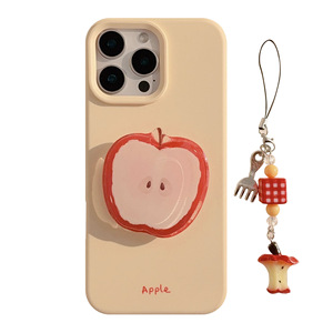 สีแดงสำหรับเคสโทรศัพท์ซิลิโคน TPU แนว Apple สำหรับ iPhone 15 14 13 <span class=keywords><strong>iPad</strong></span> Pro 16พร้อมกริปและจี้ฤดูร้อน14 - Product Image 5