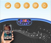 Appareil d'exercice électrique portable, plateforme vibrante pour le corps entier, pour le sport, la salle de sport, la perte de poids, brûleur de graisse