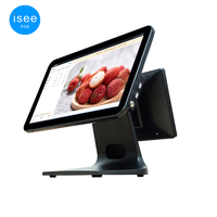 ISEE ISEE A100 Equipo de Caja Registradora POS - Sistema POS con Pantalla Táctil de 15-17 Pulgadas, Caja Registradora con Sistema Operativo Android, Garantía de 3 Años, Bluetooth/Wi-Fi 6