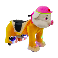 Nouveaux animaux en peluche pour enfants et adultes, à roulettes, centre commercial, jouet animal à pièces de monnaie
