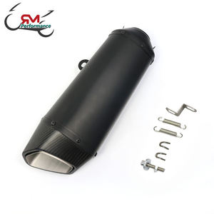 Silencieux d'échappement universel, 51mm, en carbone, pour <span class=keywords><strong>Moto</strong></span> <span class=keywords><strong>Z750</strong></span>, CB400, ER6N, livraison gratuite - Product Image 5