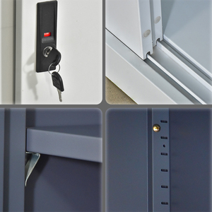 Customized <strong>Color</strong> Stainless Steel Sliding Door Storage Cabinet Modern <strong>Design</strong> Filing <strong>Locker</strong> for <strong>Files</strong> Books for Office Bedroom Use - Product Image 3