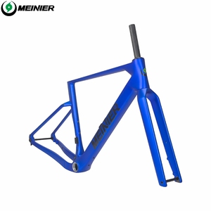 Nouveau cadre de vélo de gravier en fibre de carbone avec tailles S/M/L/XL et boîte à outils, compatible avec les roues 700c - Product Image 3