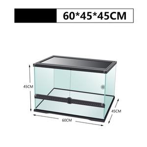 Penutup reptil gakek serangga kaca transparan antilembap gecko terarium Tarantula - Product Image 5