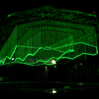 Nouveau lustre moderne en fibre optique LED pour grand bar/hall d'hôtel