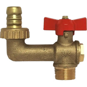 ลูกบอลก๊อกน้ำแบบแมนนวลขนาด1/2นิ้วพร้อมที่ยึดสายยางสำหรับน้ำน้ำมันแก๊สอุณหภูมิสูงสามารถปรับแต่งได้ - Product Image 2