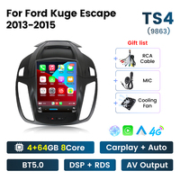 MEKEDE-Autoradio Android avec Navigation GPS DSP, 2 din, 4G, pour Ford Kuga Escape 2013-2015