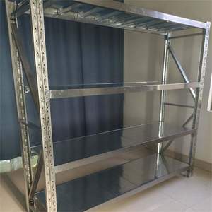 Estanterías de Almacenamiento de Servicio Mediano de 4 Niveles para Fábrica, 800 kg, 1000 kg, 1200 kg, Protección Contra la Corrosión, Estanterías y Unidades de Almacenamiento para Garaje - Product Image 5