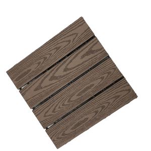 Carreaux de <span class=keywords><strong>terrasse</strong></span> en composite WPC avec système de clic Carrelages de <span class=keywords><strong>terrasse</strong></span> à <span class=keywords><strong>effet</strong></span> bois emboîtable 30x30 cm - Product Image 2