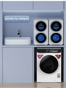 1Kg Mini <strong>Front</strong> <strong>Loading</strong> Automatic Washing Machine Portable <strong>Washer</strong> and Dryer 2 in 1 - Product Image 6