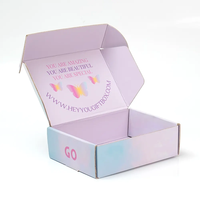 Caja de Regalo de Papel para Envíos con Logotipo Personalizado, Caja de Cartón Corrugado Pequeña Reciclable para Envíos