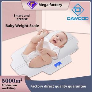 Timbangan pengukur berat badan bayi, nampan kapasitas 100kg plastik bertenaga baterai Display Digital rumah membongkar - Product Image 2