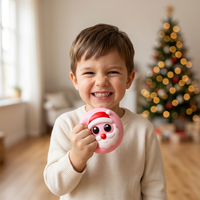 Jouet anti-stress de Noël à presser, 10 cm, Père Noël, Bonhomme de neige, Renne, Arbre, Jouet sensoriel souple pour soulager le stress, Cadeaux pour enfants et adultes