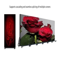 ZAXTEAM Indoor P1.25 mobile LED Poster Display pieghevole LED Banner schermo digitale per aeroporto sala espositiva centro commerciale