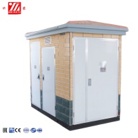 Poste de transformateur conteneurisé préfabriqué de type boîte de style européen personnalisé 33kV 1600kVA