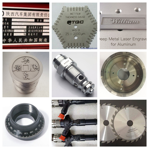 เครื่องทำเครื่องหมายเลเซอร์2.5D 50W ไฟเบอร์ออปติกเลเซอร์สำหรับการแกะสลักบนโลหะทุกชนิดรองรับรูปแบบ DXF PLT BMP Ai DST - Product Image 3