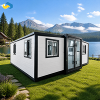 Maison conteneur extensible, isolée thermiquement, de style ultra-moderne, conçue sur mesure pour un habitation de prestige.