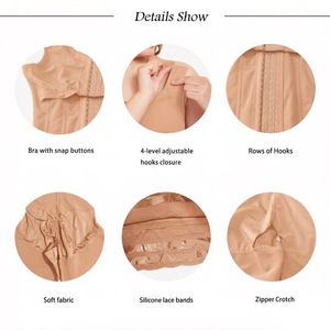 <span class=keywords><strong>Fajas</strong></span> <span class=keywords><strong>Colombianas</strong></span> Overbust, Bodys sculptants, Gaines de compression post-chirurgicales avec baleines en acier flexibles - Product Image 6