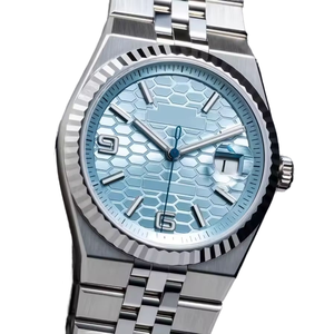 Montre de plongée à aiguilles lumineuses personnalisées de haute qualité, miroir saphir, acier inoxydable, automatique, mécanique, pour homme - Product Image 3