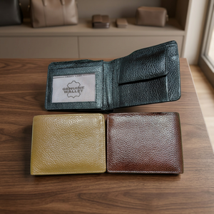 Cartera Minimalista de Cuero Genuino para Hombre con Ranuras para Tarjetas y Almacenamiento Seguro para Efectivo, para la Moda Diaria Moderna - Product Image 3
