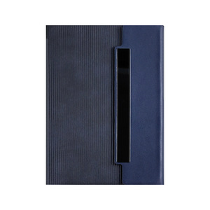 Carnet d'affaires personnalisable en PU de haute qualité A5 ligné avec reliure à la française pour réunions commerciales, journal de bord et cadeaux - Product Image 5