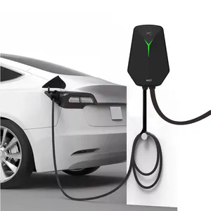 HICI 2023 New Wallbox 7kw 11kw 22kw Level 2 Fast Car Charging Station EV Wall Charger 32A Wall Mount Home Use EV Charger