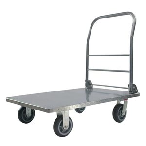 SFREYA ST12508 Gerobak Trailer Platform Logam Portabel Empat Roda Lipat untuk Penggunaan Industri <span class=keywords><strong>OEM</strong></span> Pengangkut Kargo Garansi 1 Tahun - Product Image 1
