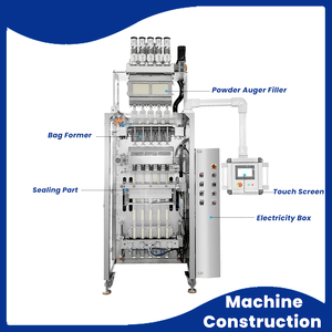 Máquina <span class=keywords><strong>de</strong></span> empaque multilínea para sticks <span class=keywords><strong>de</strong></span> polvo <span class=keywords><strong>de</strong></span> <span class=keywords><strong>glucosa</strong></span>, proteína, electrolitos, polvo <span class=keywords><strong>de</strong></span> mezcla para bebidas, sachets - Product Image 3