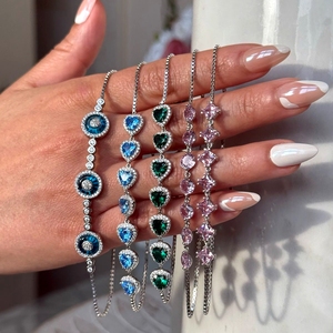 Pulseras De Plata 950 Cubana Moissanita Plata 925 999 <b>Silver</b> <b>Bracelet</b> 926 <b>Silver</b> <b>Bracelet</b> - Product Image 1