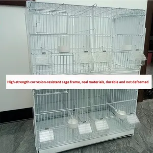 Yeni Metal Kuş Üretim Kafesleri, Kanarya, Gri Serçeler, Altın Sığırlar ve Hibiskus Evcil Kuşları için Sıkı Bağlantılı - Product Image 5